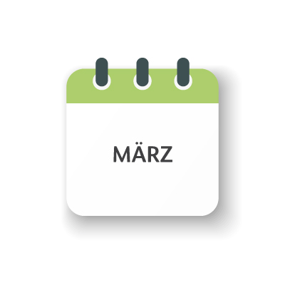Kalenderblatt März