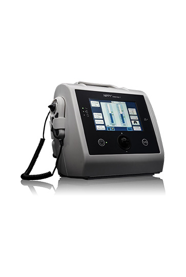 Das Produktdatenblatt enthält alle technischen Spezifikationen, Einstellungsoptionen (Insufflationsdruck, Exsufflationsdruck, Flow) und klinischen Funktionen (TreatRepeat®, iTrigger®) des Clearway 2 mechanischen Hustenassistenten. Es dient als technische Information für Fachpersonal.